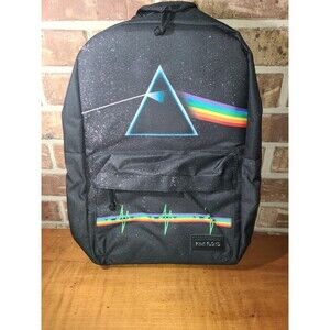 Pink Floyd Backpack The Dark Side of the Moon Rocksax Black Licensed Band NEW